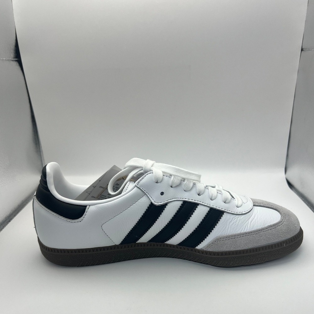 Adidas Samba OG Cloud White Core Black Gum B75806 Mens 8 Womens 9 - Picture 7 of 10